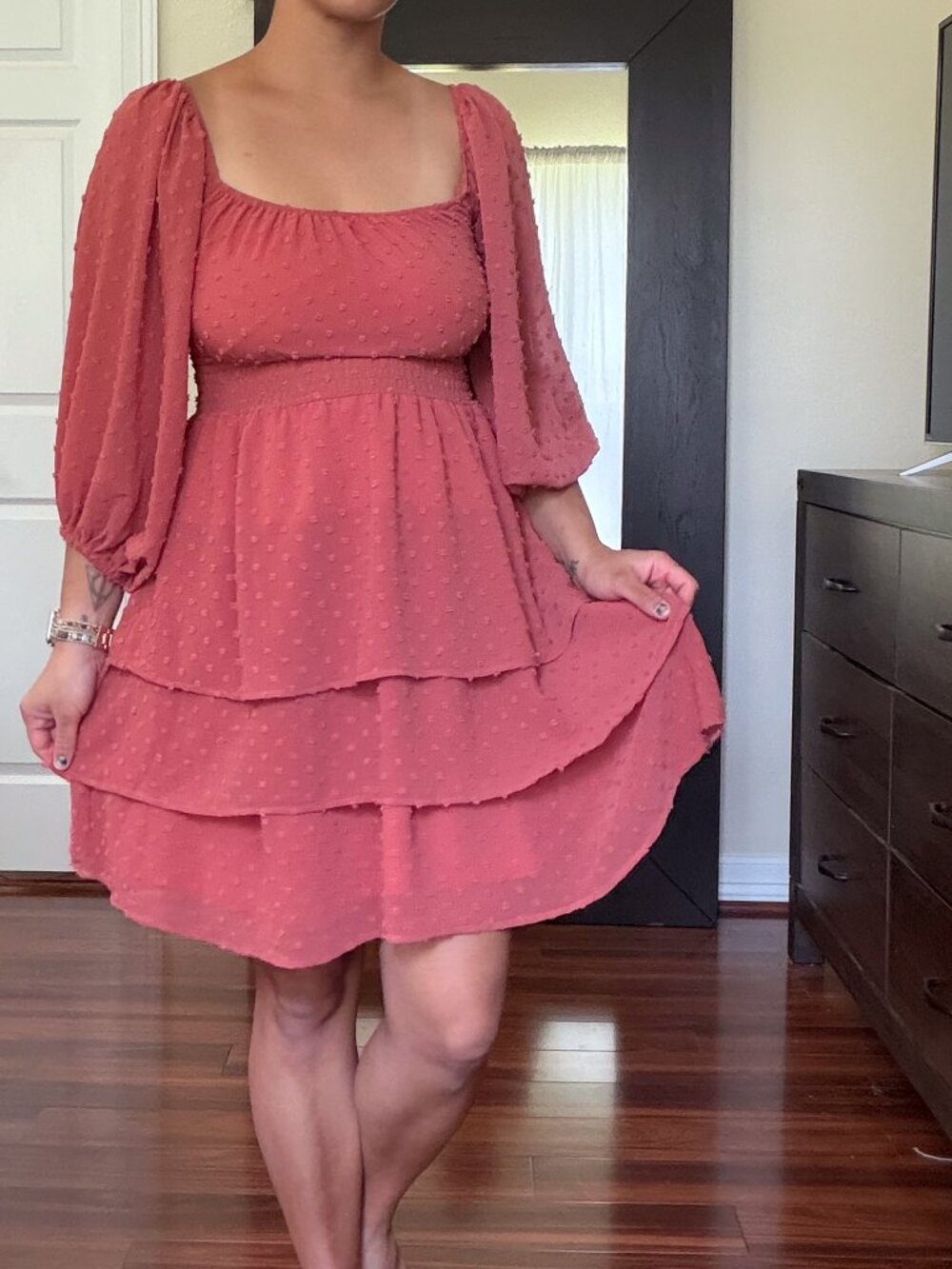 Coral Altar'd State Dress